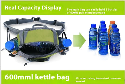10L Sports Wais Bag Outdoor Nylon Shoulder Bag Crossbody Travel Cycling Bicycle Riding Running Handbags Climbing Men's Bags