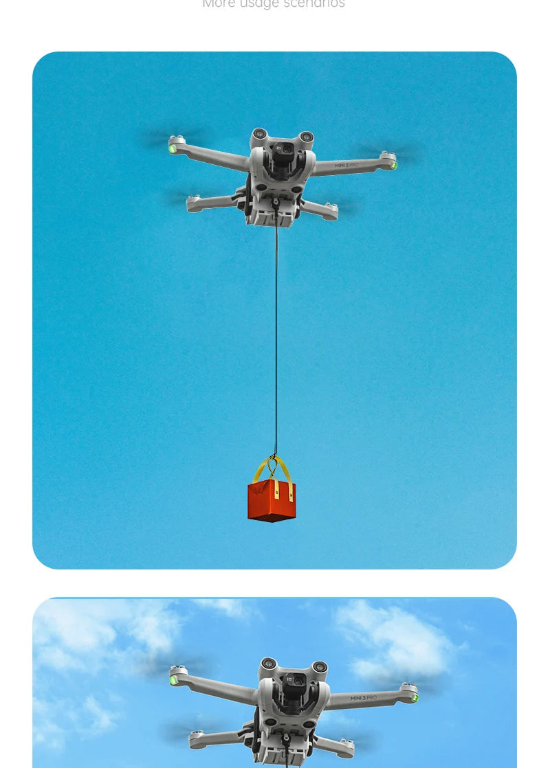 STARTRC Drone Airdrop System For DJI Air 3S/Mini 4 Pro/Mini 3/Mavic 3/Air 2S/Mavic 2/Mini 2 SE Air-dropping Thrower Gift Deliver