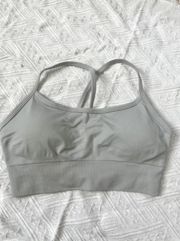 Yoga, Sports, Cycling, Vest, Halter Bra for Women, Seamless Breathable, High-support Sports Bra, Yoga, Running, Gym Exercise