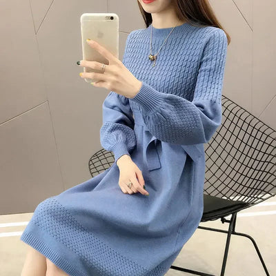 Crochet Dresses for Women Trendy Chic and Elegant Pretty New In Woman Knitted Dress Autumn Winter High Quality Luxury Aesthetic