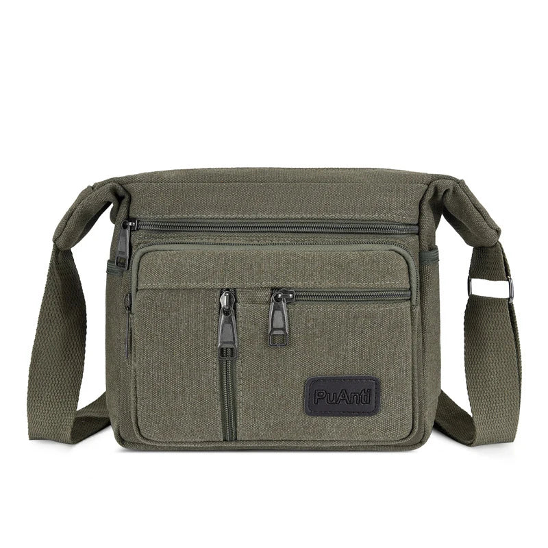 Men Canvas Shoulder Bags Casual Tote Travel Men's Crossbody Bag Luxury Messenger Bags Fashion High Quality Handbag