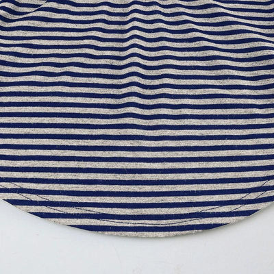 Korean Style Stripe Patchwork Women T-Shirts Short Sleeves Slim Fit Simple Causal Office Lady Clothing