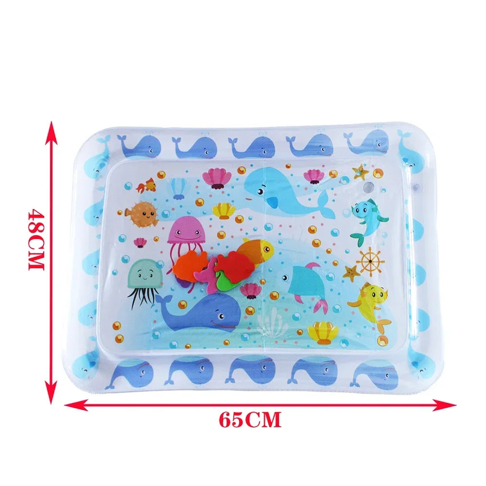 Baby Water Play Mat Early Education Developing Activity Toys Inflatable Cushion PVC Infant Tummy Time Toddler Water Pad for Kids