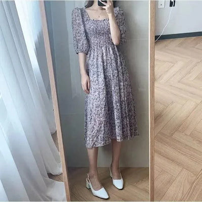 Female Dresses Pink Women's Dress Floral Graduation Formal Occasion Flower Birthday Elegant and Beautiful 2024 Fashion Summer X