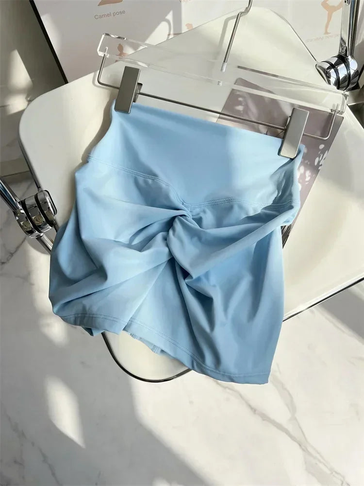 Women Yoga Shorts High Waist Workout Shorts Fitness Yoga Lift Butt Fitness Ladies Yoga Gym Running Short Pants Sportswear