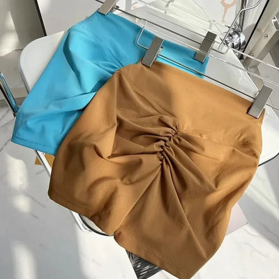 Women Yoga Shorts High Waist Workout Shorts Fitness Yoga Lift Butt Fitness Ladies Yoga Gym Running Short Pants Sportswear