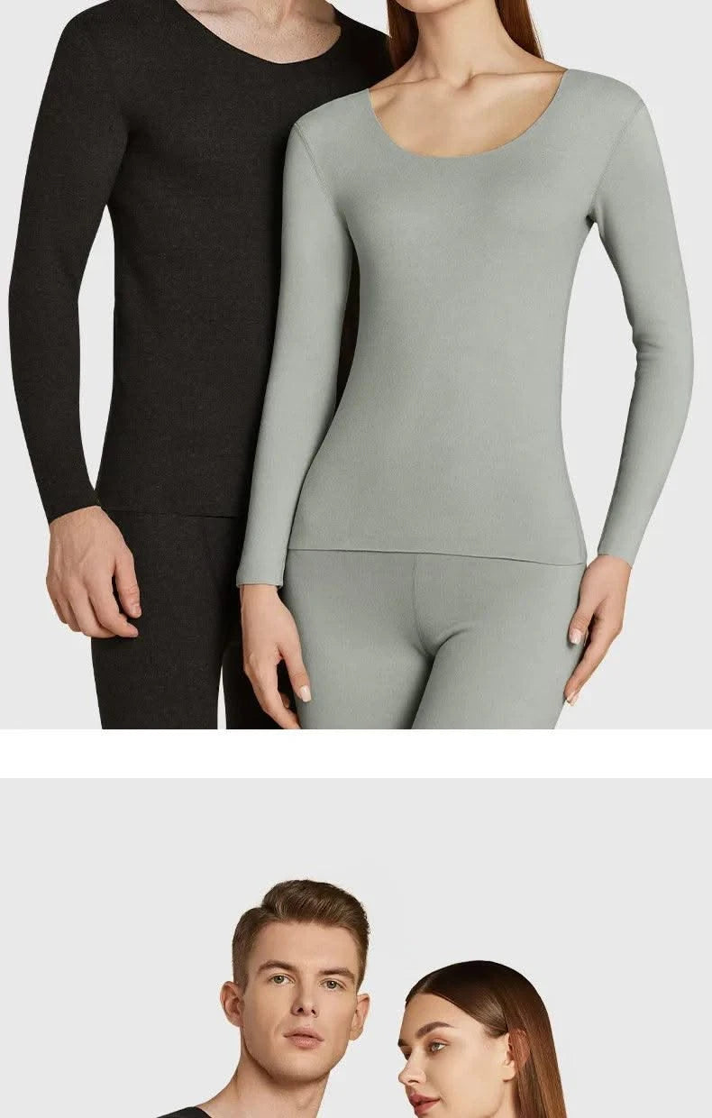 Women's Seamless Thermal Clothing Set 2 Pieces | Thick Double Layer Thermal Under Wear For Winter