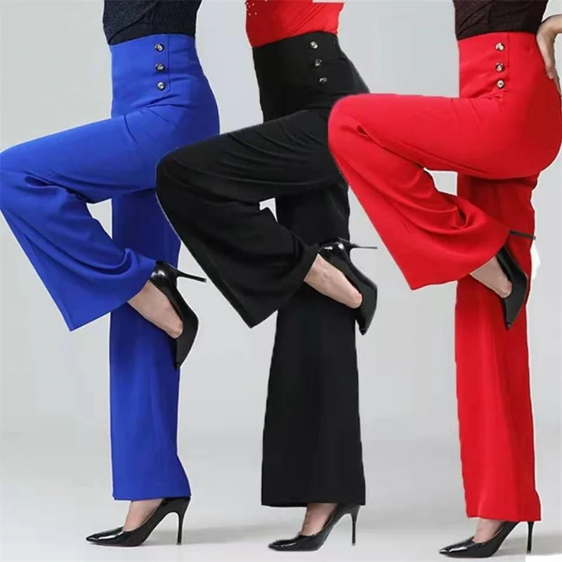 Women Wide Leg Pants 2023 Spring Summer Solid High Waist Long Casual Pants Korean Loose Dance Female Trousers Women's Clothing