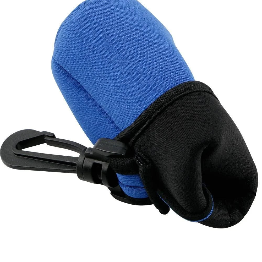 Golf Tee Holder Golf Ball Carry Bag Neoprene Golf Ball Pouch Golf Ball Holder Keychain Belt Clip Portable Golf Gifts Accessories