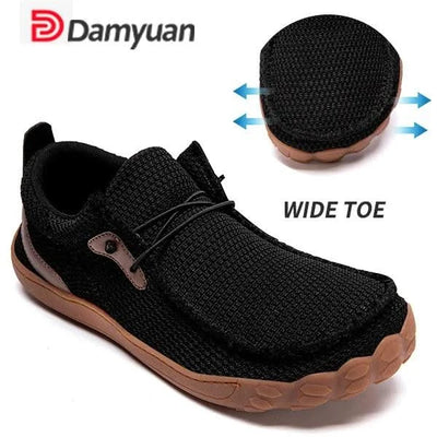 Men's Extra Wide Width Shoes Soft Sole Anti Slip Casual Sneakers Breathable Walking Shoes Comfortable Footwear for Flat Feet