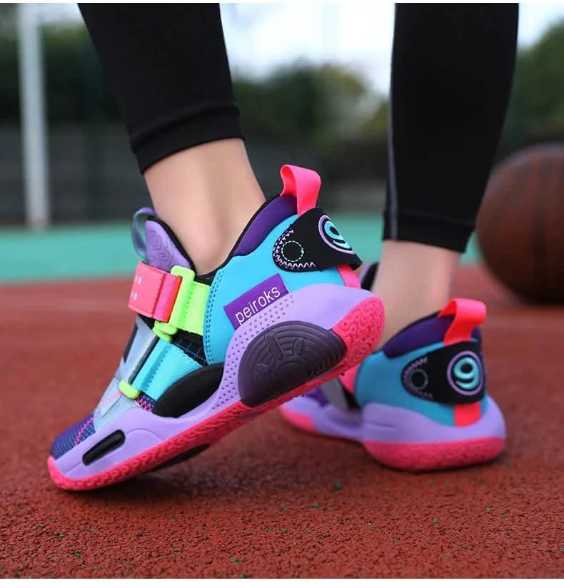 2025 New Children's Basketball Shoes For Boys Girls Non-slip Kids Sport Shoes Lightweight Outdoor Sneakers Trainers Footwear - Elanique