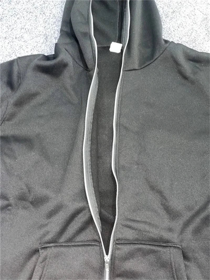 Zipper Hoodies Women/Men Fashion Long Sleeve Hooded Fleece Sweatshirt Hot Sale High Quality Casual Campus Streetwear Sportwear