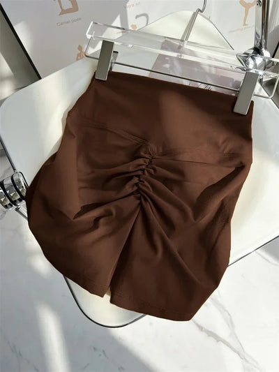 Women Yoga Shorts High Waist Workout Shorts Fitness Yoga Lift Butt Fitness Ladies Yoga Gym Running Short Pants Sportswear