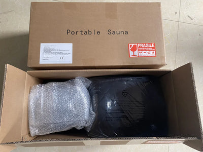 Portable Sauna Home Bath 2000W 4.2L SPA Box Ease Insomnia Stainless Steel Pipe Support
