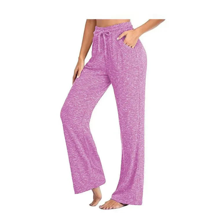 Pants Women Leggings 2023 Spring Autumn Period New Slacks Yoga Pants wide-legged Pants Cheap Women Leggings MYH027