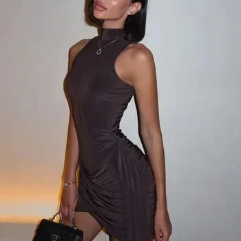 Woman Summer Dresses Temperament High-end Slim Fit Dress For Women  Wrap Buttocks Skirt Style Short Skirt Elegant Evening Dress