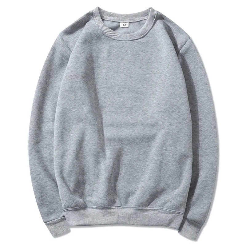 Basic Crewneck Sweatshirts for Men Women Comfy Pullover Tops Athletic