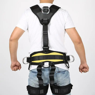 N58B Climbing Harness Only Shoulder Strap Harness Waist Hip for Protection Safety Climbing Harness for Fire Rescuing Climbing