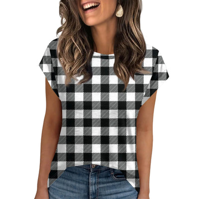 Womens Summer Tops Going Out Workout Outfits Spring Short-sleeved T Shirts Business Casual Dressy Fashion Trendy Clothes 2025