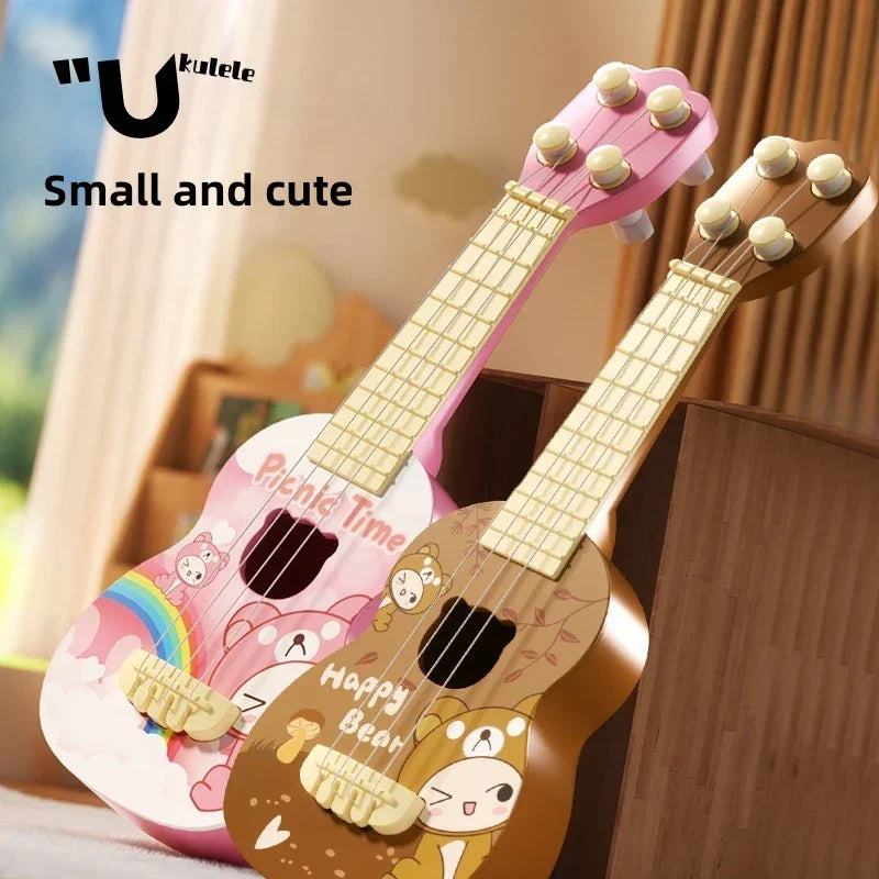 New guitar mini version instrument ukulele can be played for beginners, entry-level instrument playing beautiful melodies, gifts