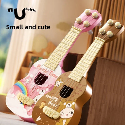 New guitar mini version instrument ukulele can be played for beginners, entry-level instrument playing beautiful melodies, gifts