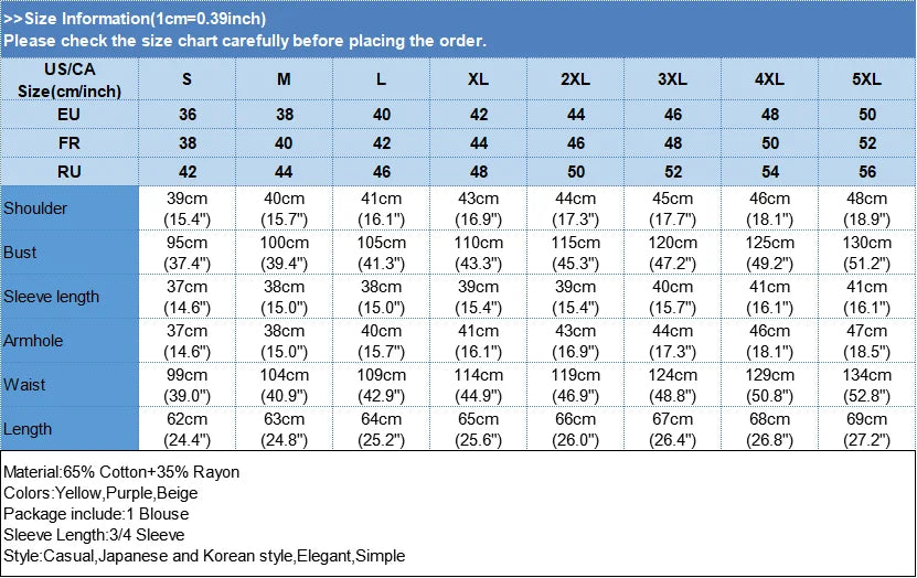 ZANZEA Women Cotton Linen Blouses 2024 Summer Bohemian Floral Printed Blusas Fashion 3/4 Sleeve O-Neck Top Casual Loose Shirts