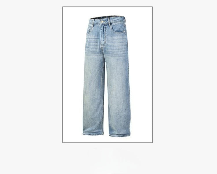 Mens Jeans Large Denim Jeans for Teens Trousers for Men Jean Baggy Pants Men's Fashion Man Male Trendyol Streetwear Korean Men´s