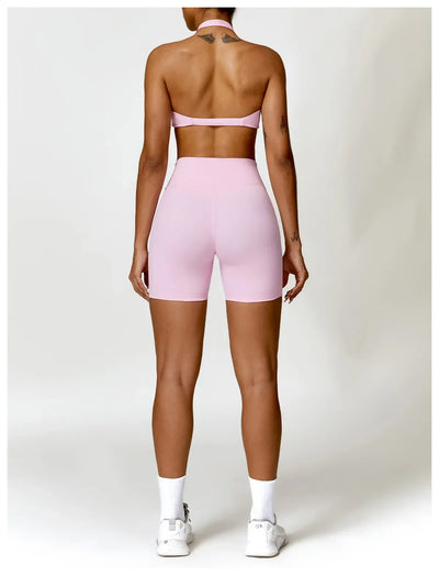 Women Seamless Yoga Set 2PCS Gym Workout Clothes for Female Push Up Bra High Waist Leggings Sexy Fitness Sportswear Sports Suits