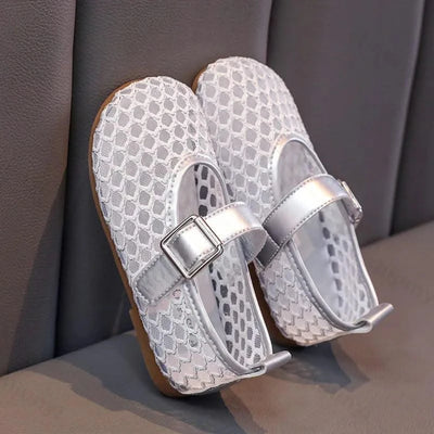 Hollow Weaving Breathable Non Slip Girls Flat Shoes For Children | Princess Shoes | Kids Fashion Sandals