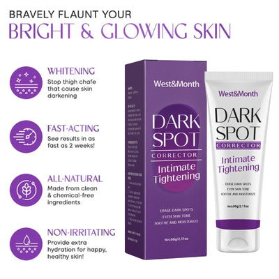 Body Whitening Cream Fade Joint Elbow Knee Armpit Pigmentation Underarm Melanin Bleaching Moisturizing Dark Spot Corrector Cream