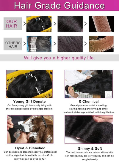 200 Density 13x4 HD Chocolate Brown Body Wave Lace Front Wig Human Hair Pre Plucked #4 Brown 13x6 Transparent Lace Frontal WigS