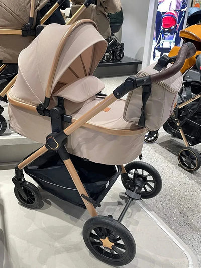 2in1Newborn baby stroller, high landscape baby stroller, multifunctional baby stroller, safe and convenient, can sit or lie down