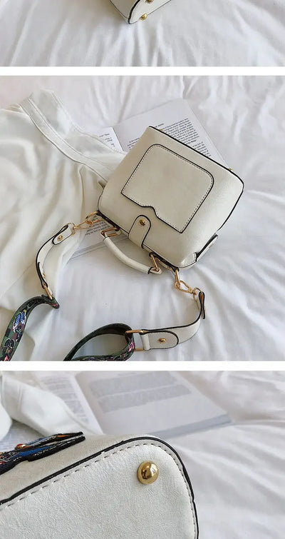 Fashion Women Leather Handbag Messenger Bag Purses Satchels Designer Luxury Handbags Crossbody Bags Elephant Embroidered Bags