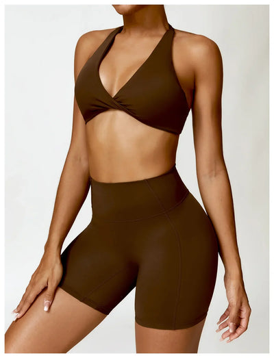 Women Seamless Yoga Set 2PCS Gym Workout Clothes for Female Push Up Bra High Waist Leggings Sexy Fitness Sportswear Sports Suits