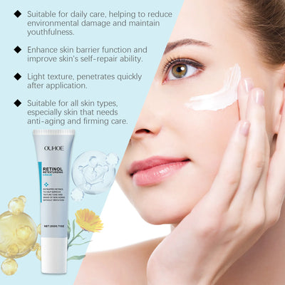 Retinol Wrinkle Removing Cream Firming Moisturizing Improve Dullness Glowing Skin Care Soothing Refreshing Face Repairing Cream