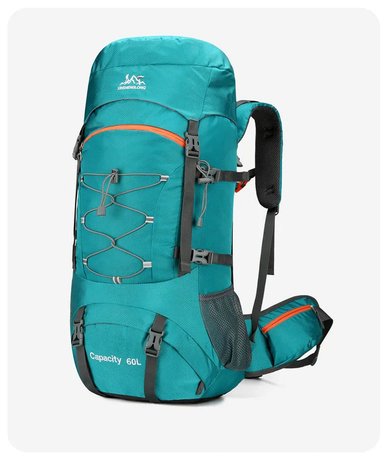 Hiking Backpack Camping Bag Mountain Climbing with Waterproof Rain Cover Daypack for Men Women Outdoor Travel Rucksack Fishing