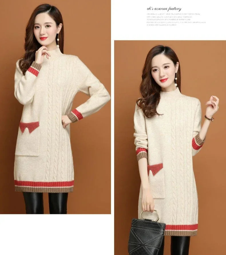Woman Knitted Dress Bodycon Crochet Dresses for Women Cheap Casual Thic X Elegant Luxury Long Sleeve Aesthetic Sensual Sexy Xxl