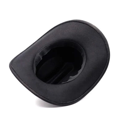 Men's Western Women's Cowboy Hat Army Green Men's Women's Cowboy Jazz Hat Wide Brim Felt Fedora Sombrero Hombre