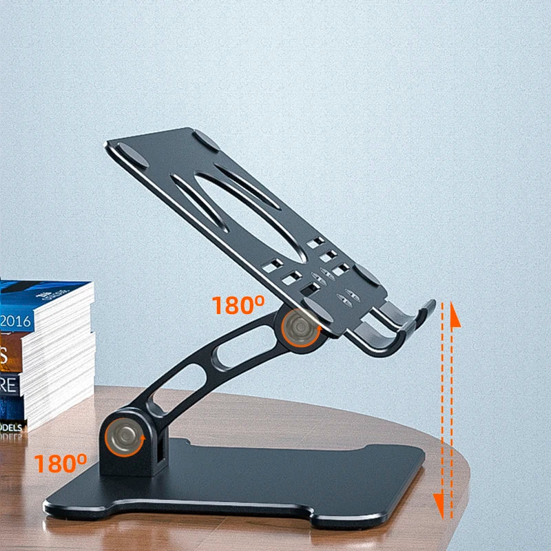 Laptop Stand Adjustable Aluminum Alloy Notebook Tablet Stand Up to 17 Inch Laptop Portable Fold Holder Cooling Bracket Support