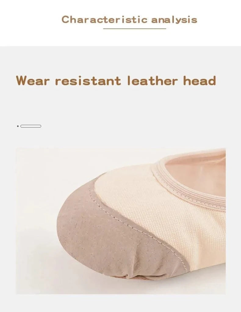 Children Girls Ballet Shoes Classical Dance Shoes Kids Boys Adult Ballet Slippers Indoor Yoga Gym Soft Sole Dance Practice Shoes
