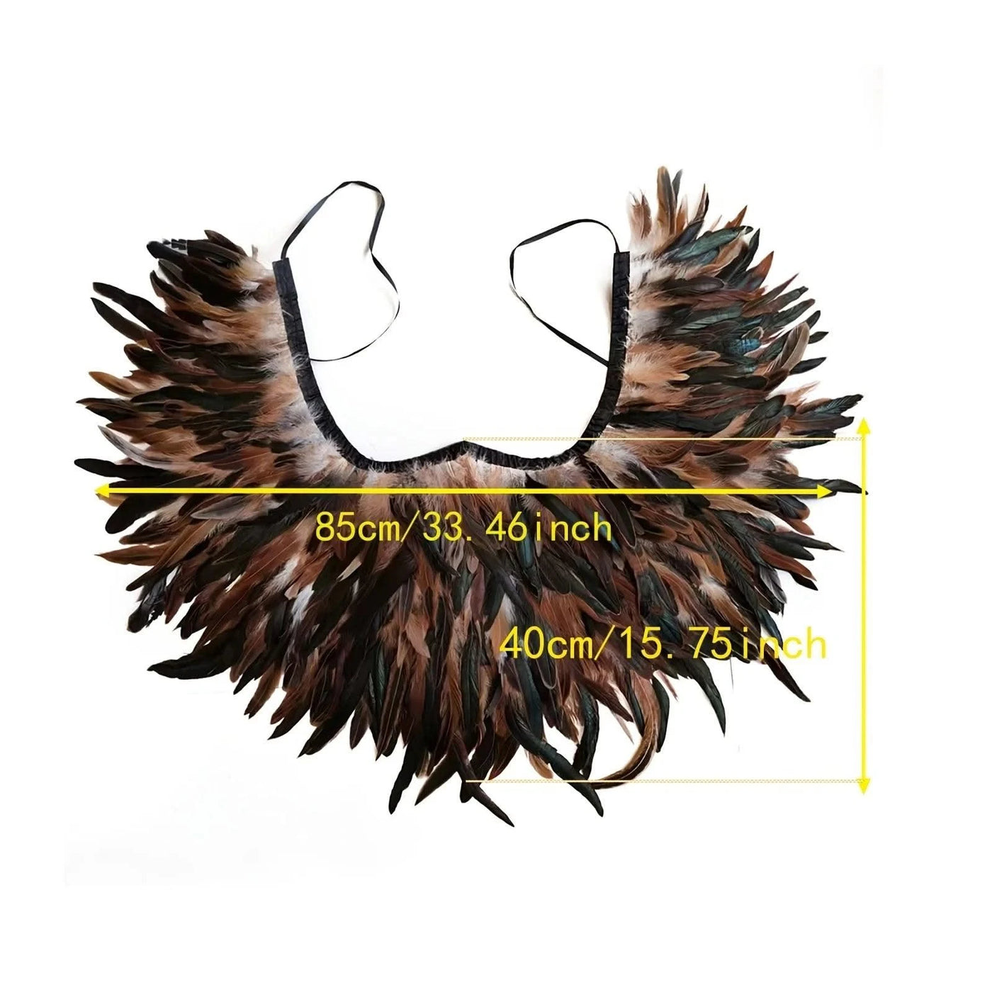 Designer Feather Scarf  (Punk, Halloween, Carnival, Masked Ball Party )Accessory