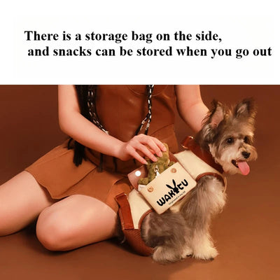 Dog Carriers Bags Portable Cat Backpack Pet Travel Portable Accessories Products Comfortable Travel Bag Cartoon Design Tractable