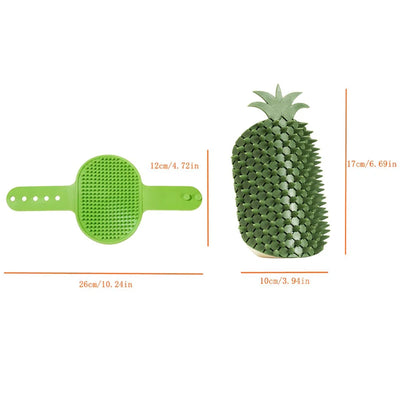Cat Scratcher Massager Pet Hair Removal Massage Comb Kitten Wall Corner Self Cleaning Rubbing Grooming Brush Cats Accessories