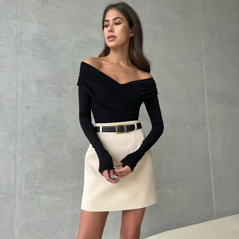 Women Spring Sexy Red Bodysuits Backless Solid Corset Slim Fashion Crossed Bodysuits Long Sleeves Casual Female Knitted Rompers