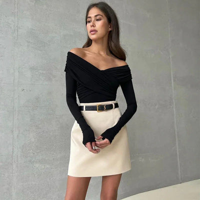 Women Spring Sexy Red Bodysuits Backless Solid Corset Slim Fashion Crossed Bodysuits Long Sleeves Casual Female Knitted Rompers