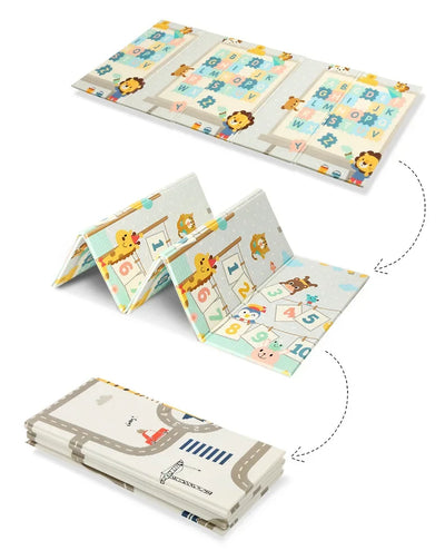 Baby Play Mats Activities Mats For Baby Game Mats Waterproof Children's Rug Mother Kids Crawling Play Floor Folding Soft Carpets