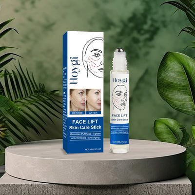 Face Lifting Serum Stick Tightening Increase Elasticity Improve Sagging Skin Fade Fine Lines Anti Acne Smoothing Essence Roll-On