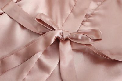 Satin Silk Robes Plus Size Wedding Bathrobe Bride Bridesmaid Mother Maid of Honor Gown Women Ruffle Bathrobe