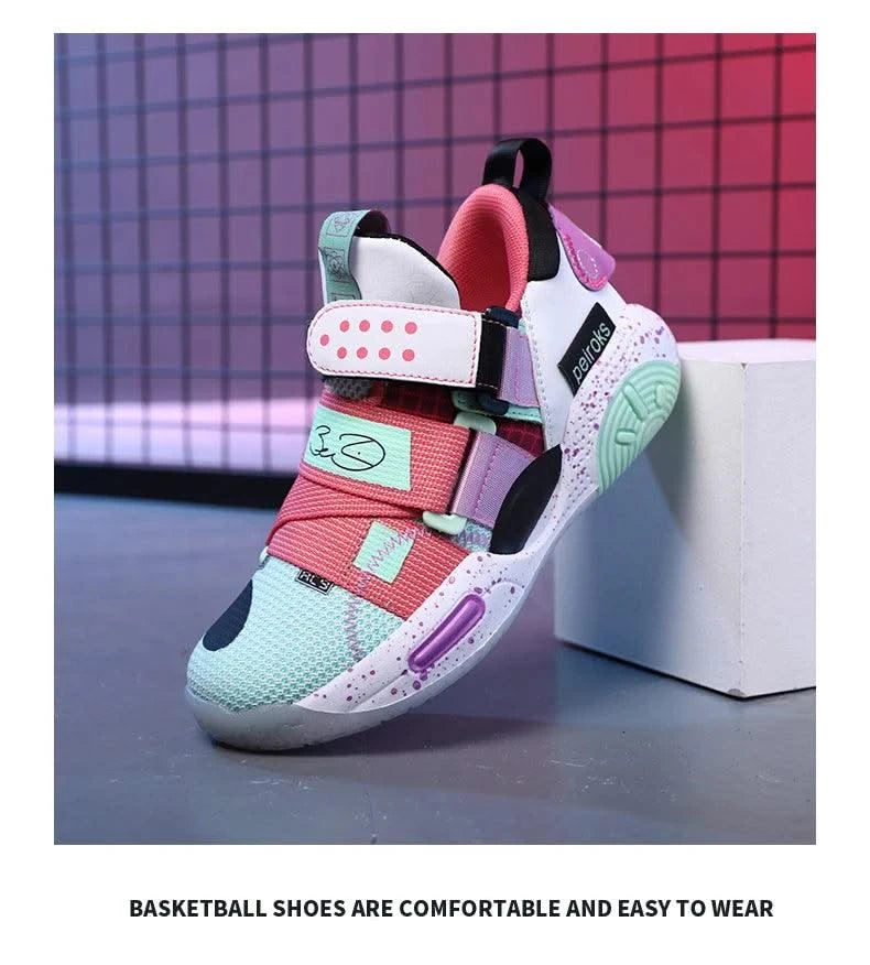 2025 New Children's Basketball Shoes For Boys Girls Non-slip Kids Sport Shoes Lightweight Outdoor Sneakers Trainers Footwear - Elanique