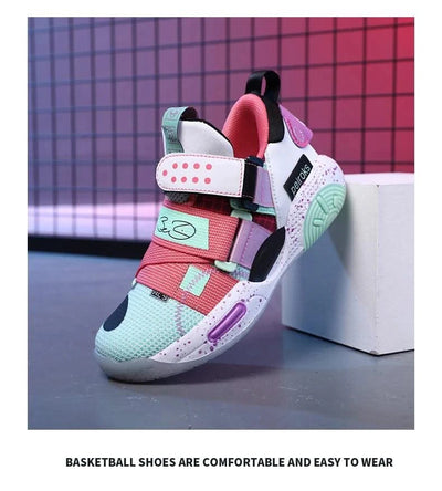 2025 New Children's Basketball Shoes For Boys Girls Non-slip Kids Sport Shoes Lightweight Outdoor Sneakers Trainers Footwear - Elanique